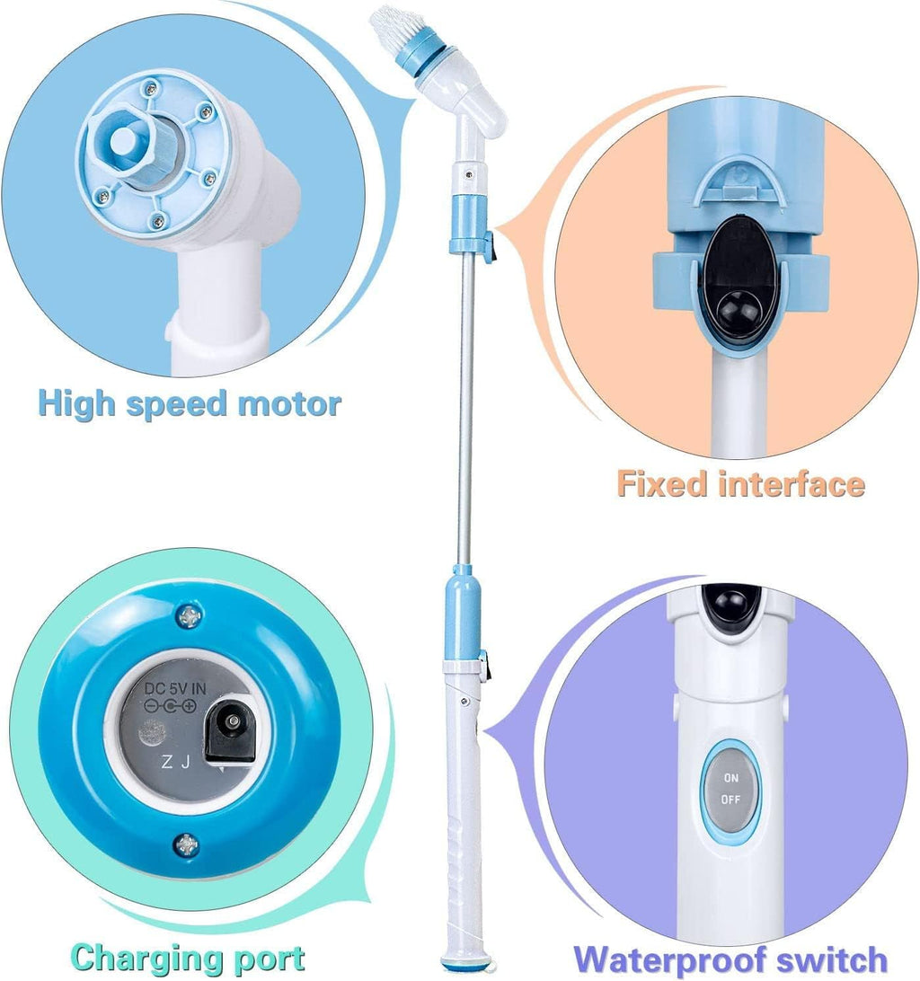 3 in 1 Electric Spin Scrubber Machine