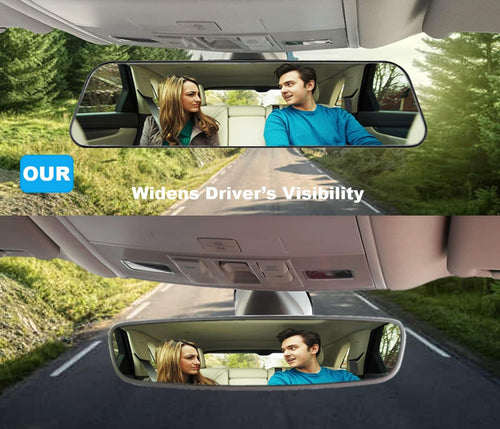 12 Inch Panoramic Anti-Glare Rear View Mirror