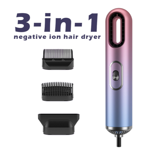 3 in 1 Professional Hair Dryer and Straightener.